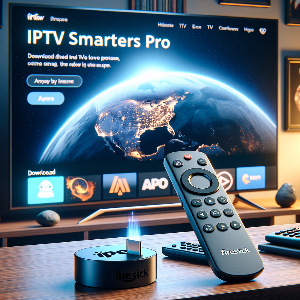 Download IPTV ‌Smarters pro on Firestick.